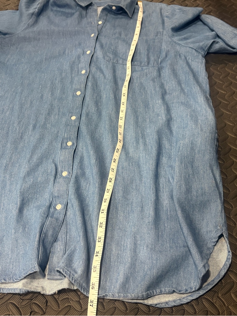 Old Navy Casual Denim Button-Up Dress - Picture 7 of 7